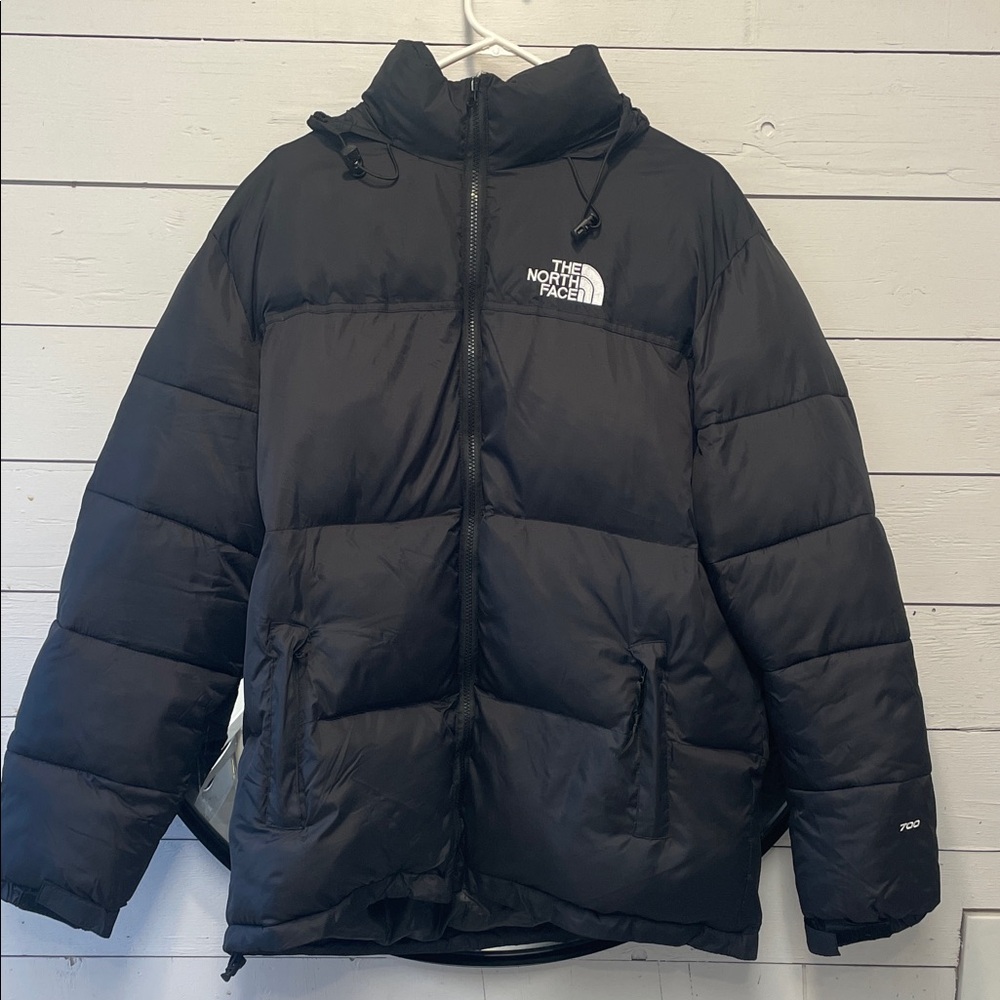 The North Face Men's Dark Puffer Retro Nuptse Jacket - XXL - Excellent Condition